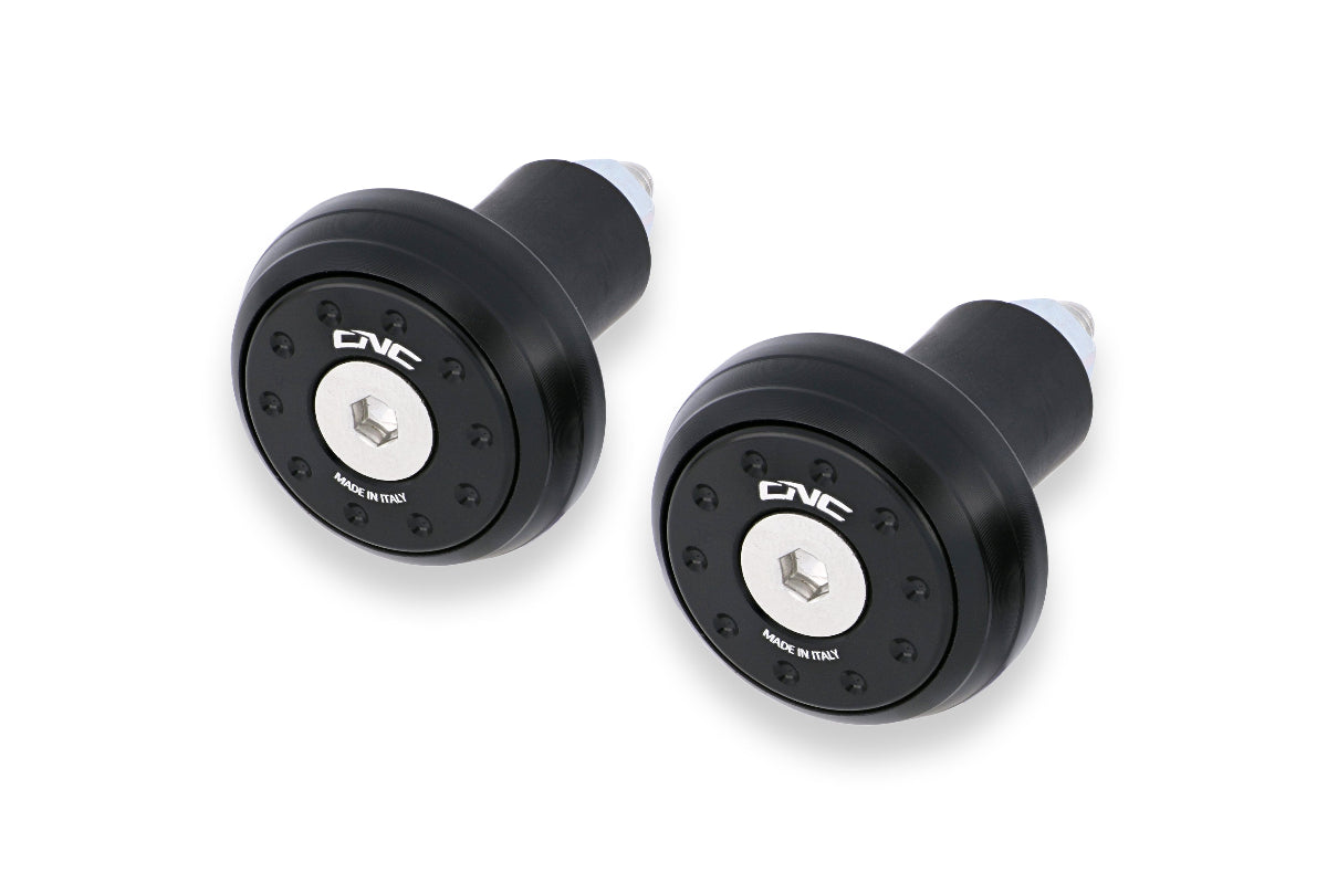 Stuurgewichtset 'SuperLight' Aprilia RSV Mille (2004-2005) vooraanzicht kit in zwart