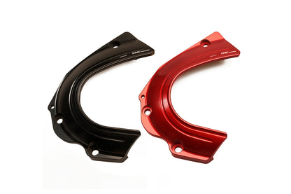 Voortandwiel cover Ducati Scrambler 2015-2018 productfoto zwart en rood