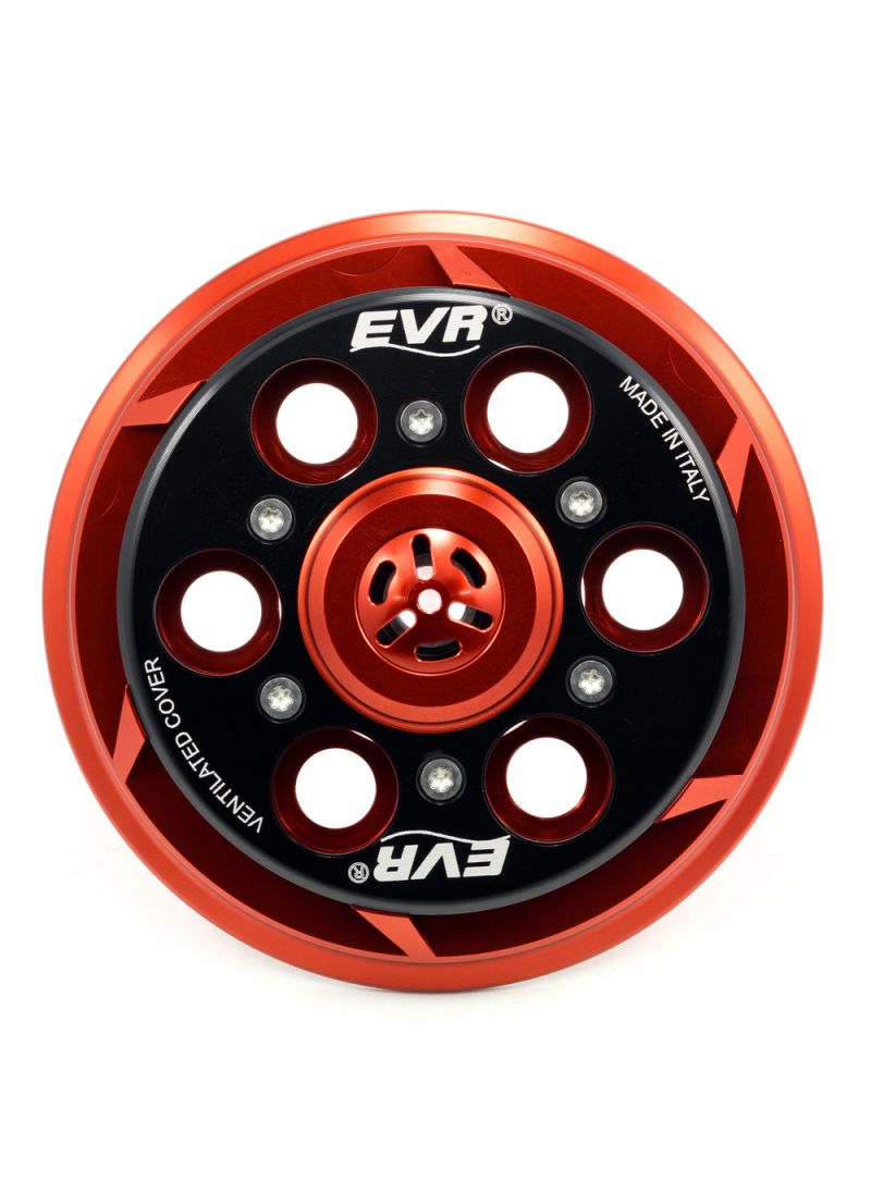 EVR geventileerde Drukplaat Koppeling - basis rood / zwarte topplaat Ducati Hypermotard 1100S (2007-2009)