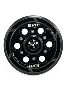 EVR Anti-clank Drukplaat Koppeling - basis zwart / zwarte topplaat Ducati Hypermotard 1100 EVO (2010-2012)