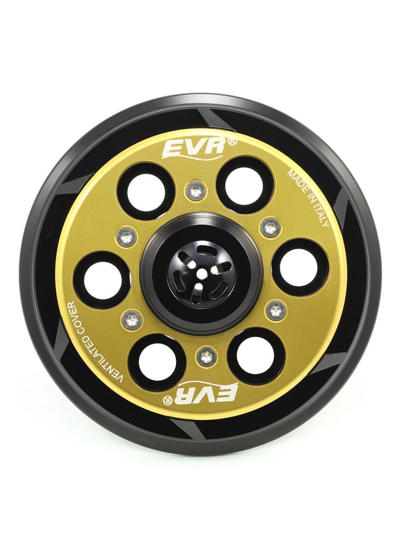 EVR Anti-clank Drukplaat Koppeling - basis zwart / goudkleurige topplaat Ducati Hypermotard 1100 EVO (2010-2012)
