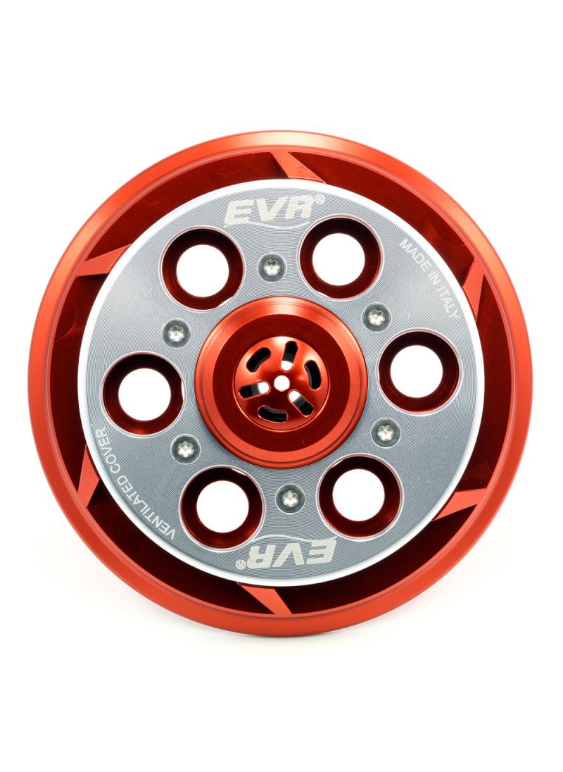 EVR Anti-clank Drukplaat Koppeling - basis rood / zilverkleurige topplaat Ducati Hypermotard 1100 (2007-2012)