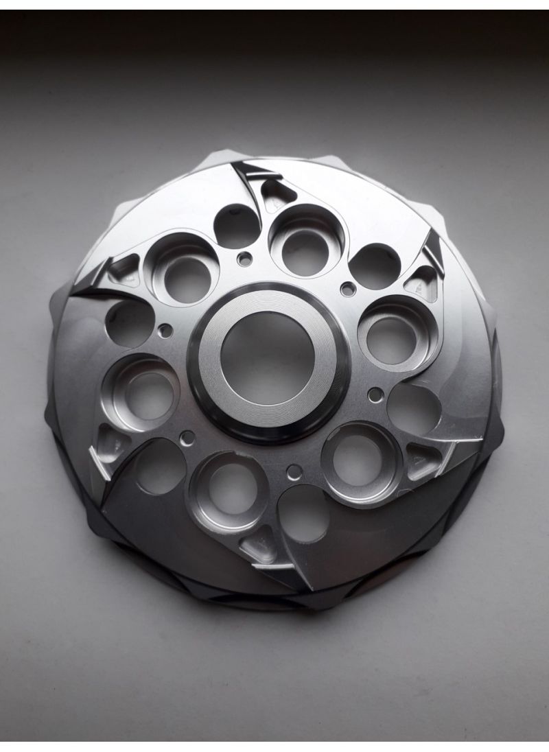 EVR Anti-clank basisplaat voor anti-clank drukplaat - Zilver Ducati Hypermotard 1100S (2007-2009)