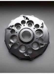 EVR Anti-clank basisplaat voor anti-clank drukplaat - Zilver Ducati Hypermotard 1100 EVO (2010-2012)