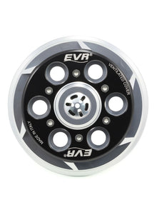 EVR Anti-clank Drukplaat Koppeling - basis zilver / zwarte topplaat Ducati Hypermotard 1100 EVO (2010-2012)