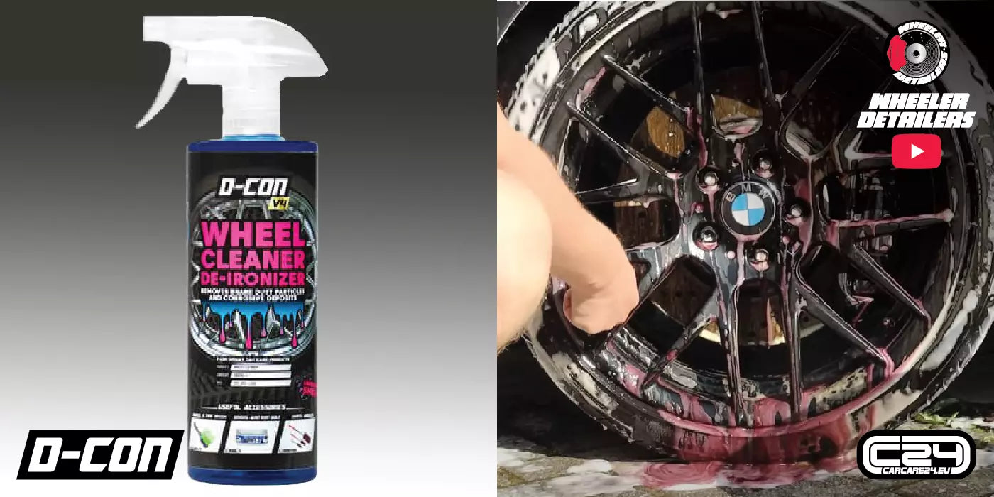 D -Con V4 Wheel Cleaner De -Ironizer - Ultimate Relen Cleaner, Flight Rust And Lacquearer - 500ml