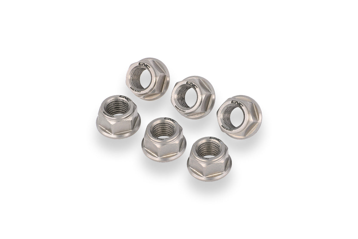Achtertandwiel moerenset (6 st.) titanium Ducati 1098S (2007-2009) overzicht