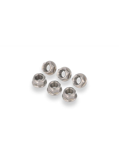 Titan -Heckradkettenrad Flanschmutter Set M10x1.25 - CNC -Rennen