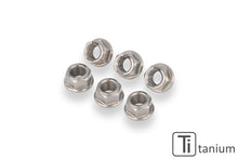 Titanium bakre kedjehjulsflänsmutter set Ducati M8x1.25 - CNC Racing Ducati Streetfighter V2 (2022+)