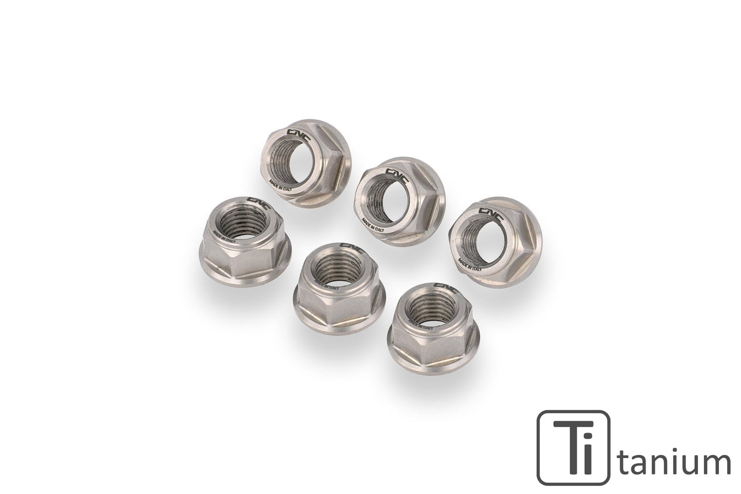 Achtertandwielmoeren Titanium set (6 st.) Ducati Multistrada V2S (2025+)