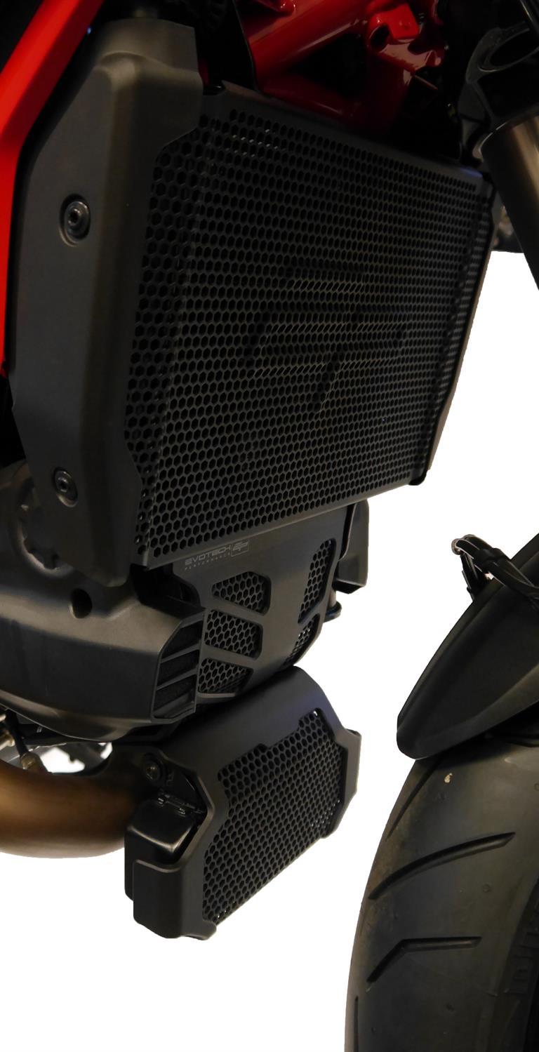 Evotech Ducati Hyperstrada 939 Radiator & Engine en Oliekoeler Covers Set 2016 - 2018