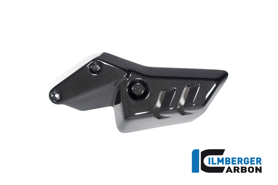 Uitlaat hitteschild links glanzend carbon Ducati Diavel V4 RS (2025+)