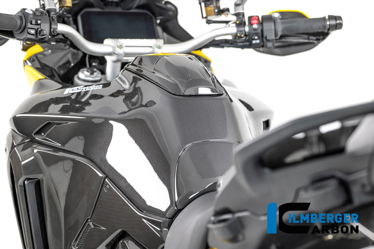Bovenste tankcover glanzend carbon Ducati Multistrada V4S Sport (2021-2024)