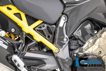 Driehoekige framecover rechts glanzend carbon Ducati Multistrada V4 (2025+)