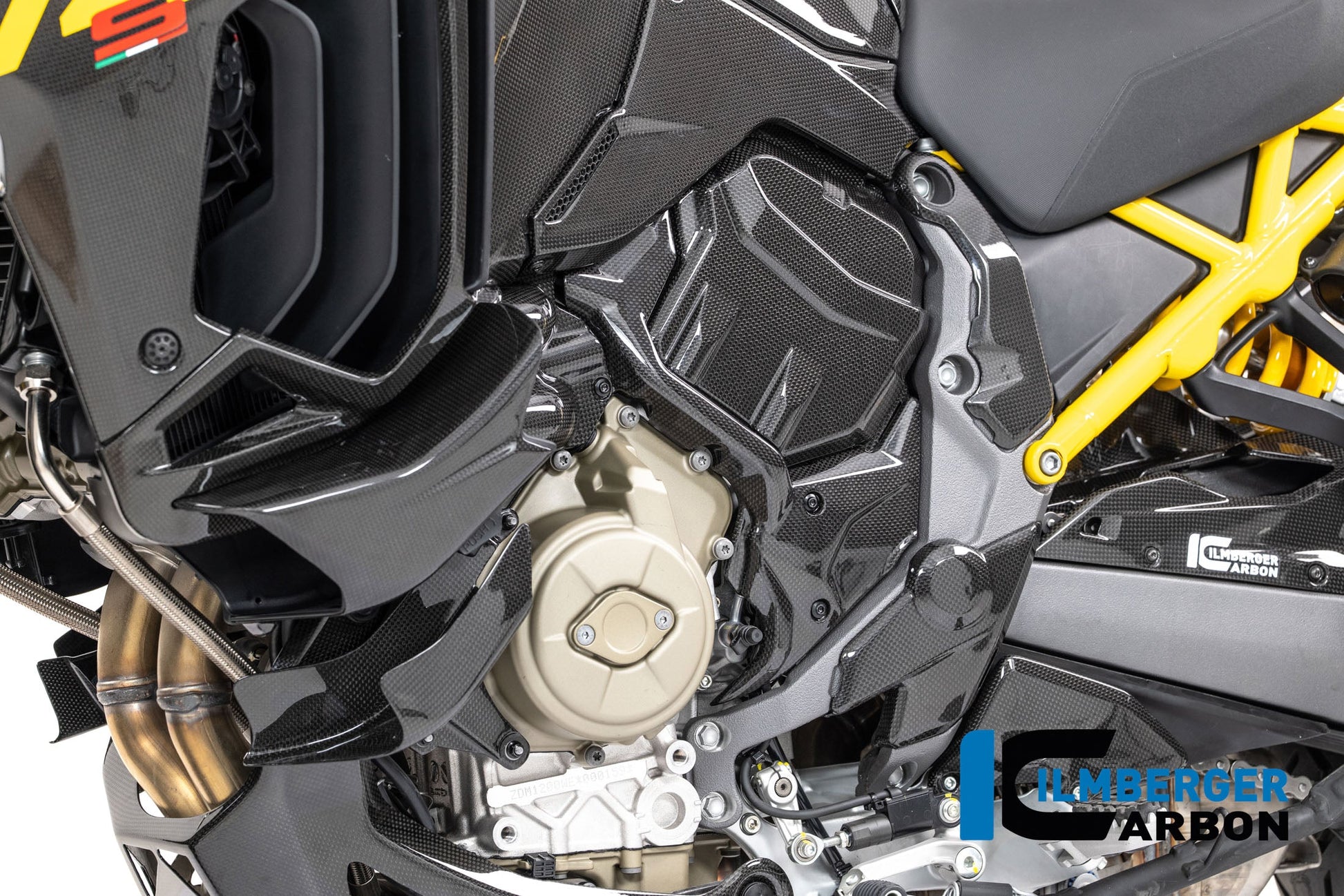 Bovenste framecover links glanzend carbon Ducati Multistrada V4 (2021-2024)