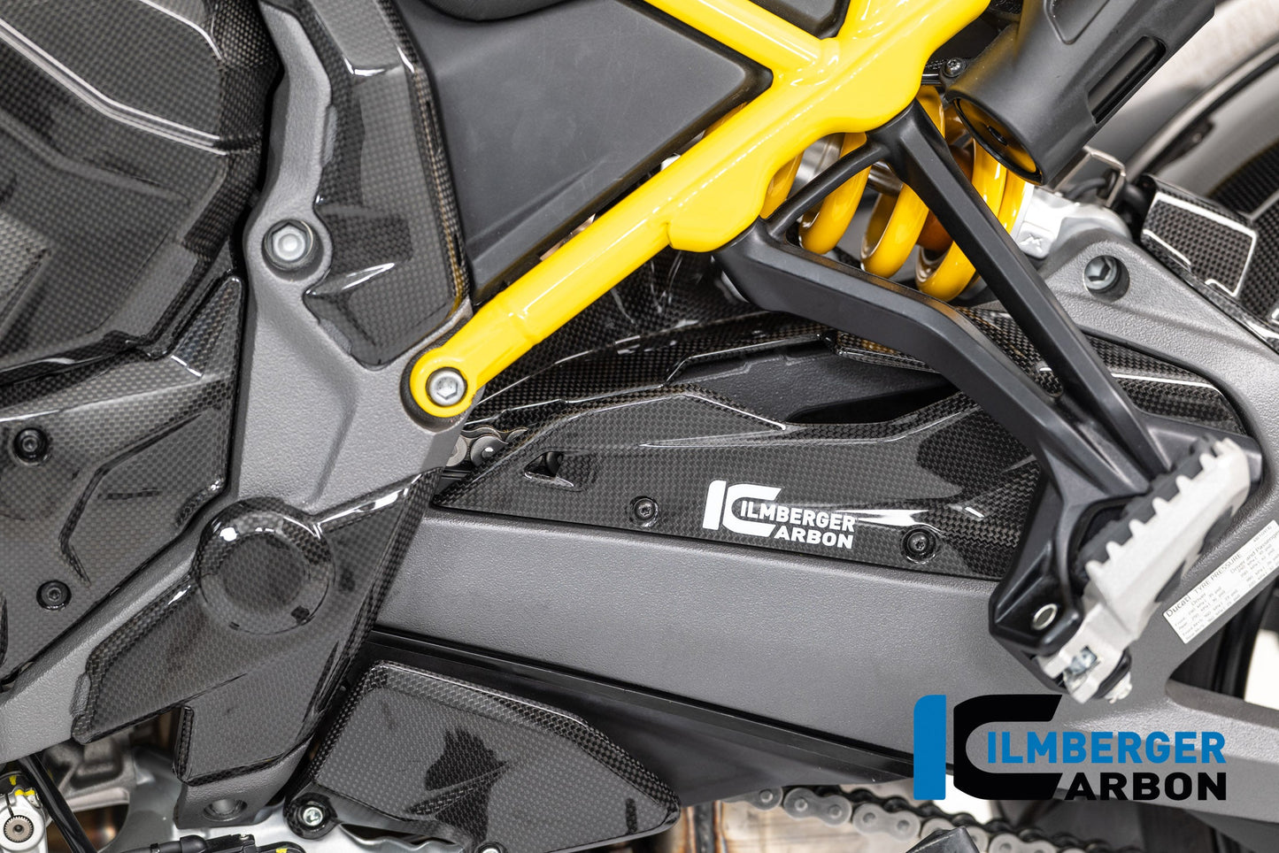Kettingbeschermer glanzend carbon Ducati Multistrada V4S (2025+)