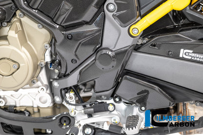 Voortandwielcover glanzend carbon Ducati Multistrada V4 Pikes Peak (2025+)