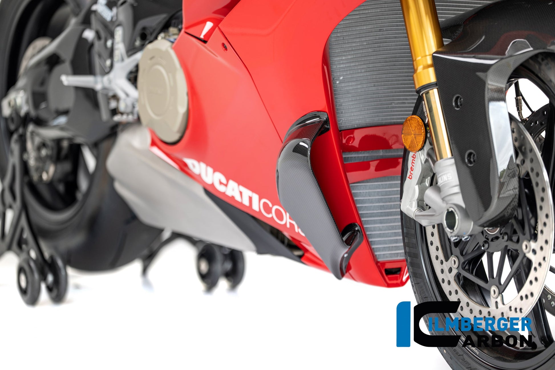 Radiator sidepod (rechts) glanzend carbon Ducati Panigale V4 Tricolore Italia (2025)