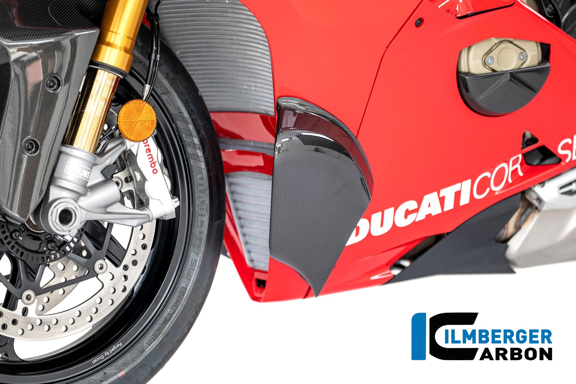 Radiator sidepod (links) glanzend carbon Ducati Panigale V4 (2025+)