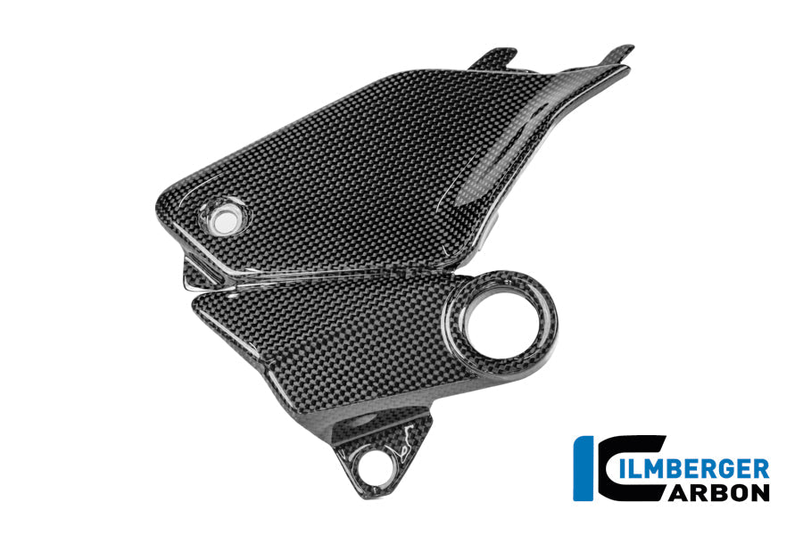 Cover aan de zijkant van de tank links glanzend carbon Ducati Panigale V4 Tricolore (2025+)