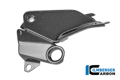 Cover aan de zijkant van de tank links glanzend carbon Ducati Panigale V4 Tricolore (2025+)