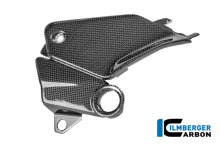 Cover aan de zijkant van de tank links glanzend carbon Ducati Streetfighter V4 S (2025+)