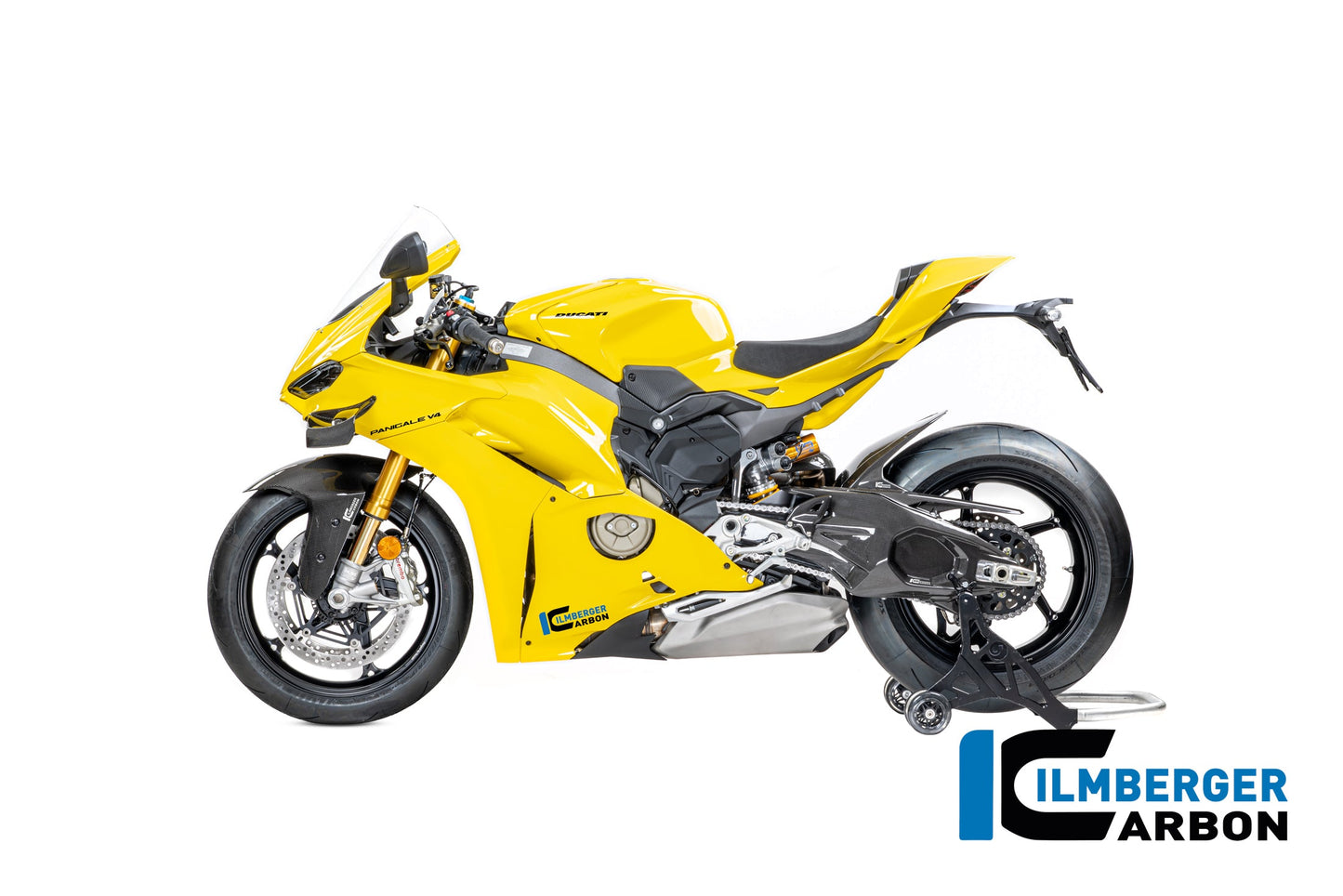 Hielbeschermer (links) glanzend carbon Ducati Panigale V4R (2026+)