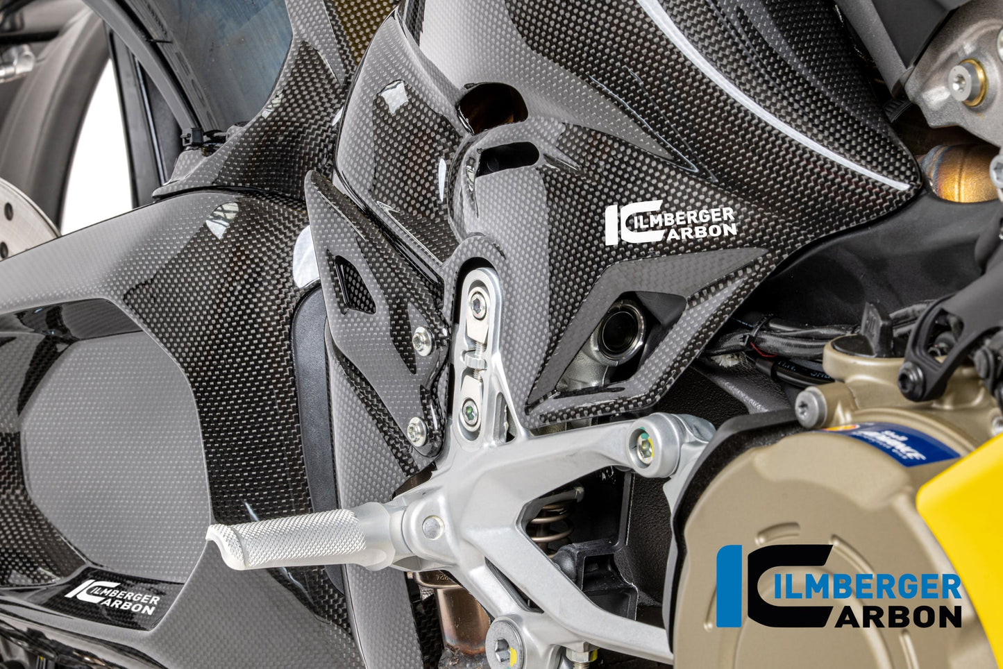 Hielbeschermer (rechts) glanzend carbon Ducati Panigale V4R (2026+)
