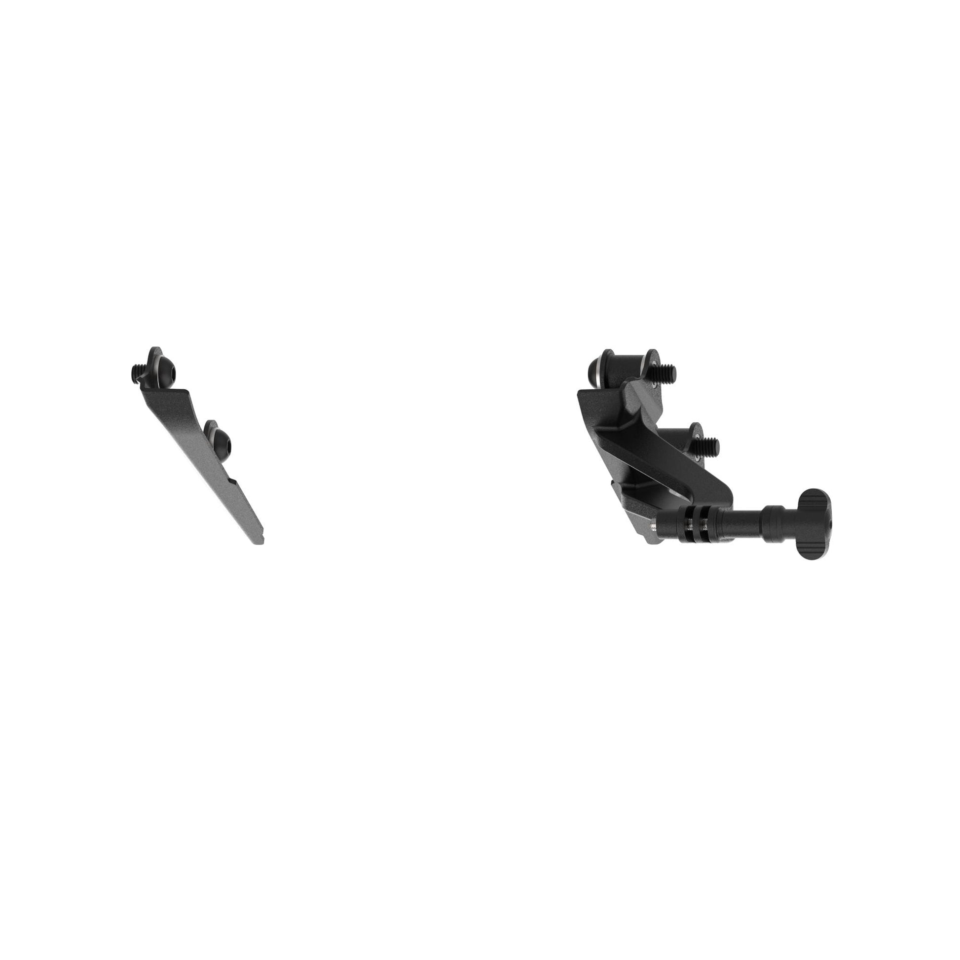 Evotech Footpeg Rear facing Action Camera / Pillion Peg Cover Mount  -  Triumph Street Triple 765 R (2023+) (Right-hand Side)