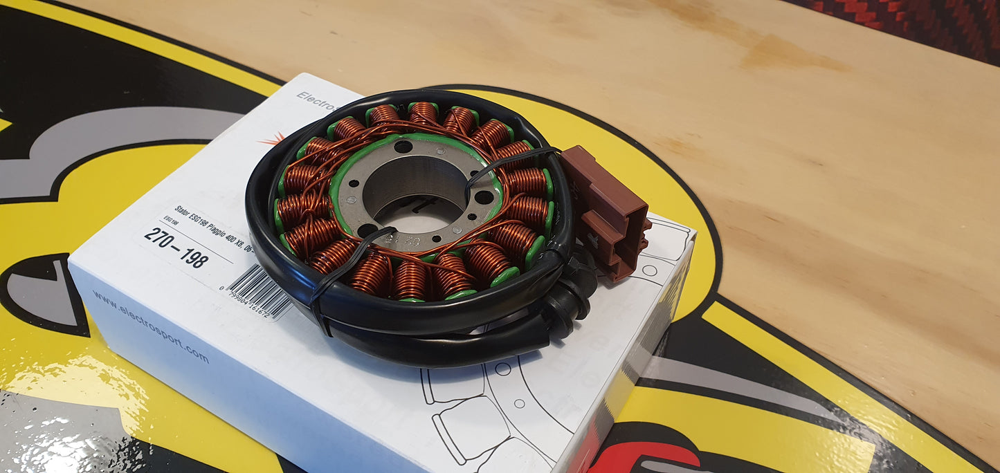 Electosport Stator Piaggio X8 X9 BEVERLY 500 Aprilia Atlantic Scarubeo