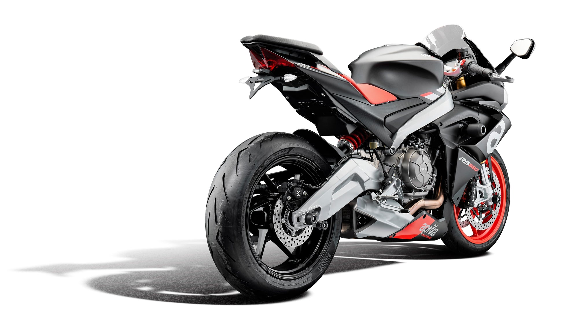 Evotech Voorvork en Achterbrug Beschermer Set - Aprilia RS660 (2021+)