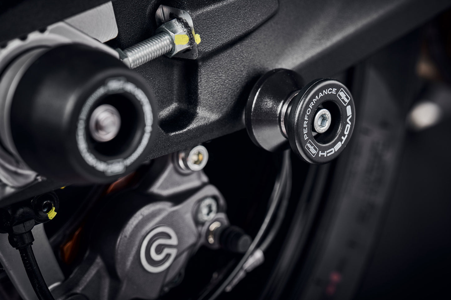 Evotech Paddock Stand Bobbins - Ducati Monster 950 (2021-2025)