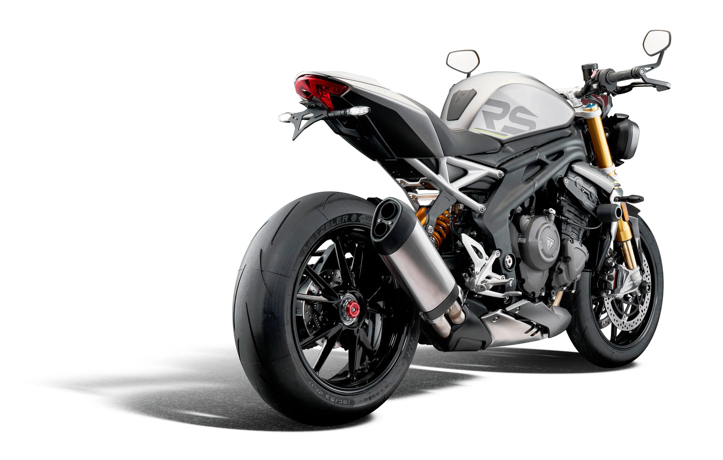 Evotech Triumph Speed Triple 1200 RS Black Uitlaatsteun (2021+)