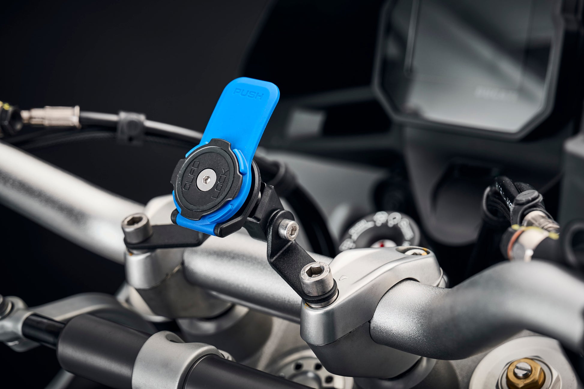 Navigatiesteun (stuurklemmontage) Evotech Performance voor Quad Lock - Yamaha MT-03 (2022+)