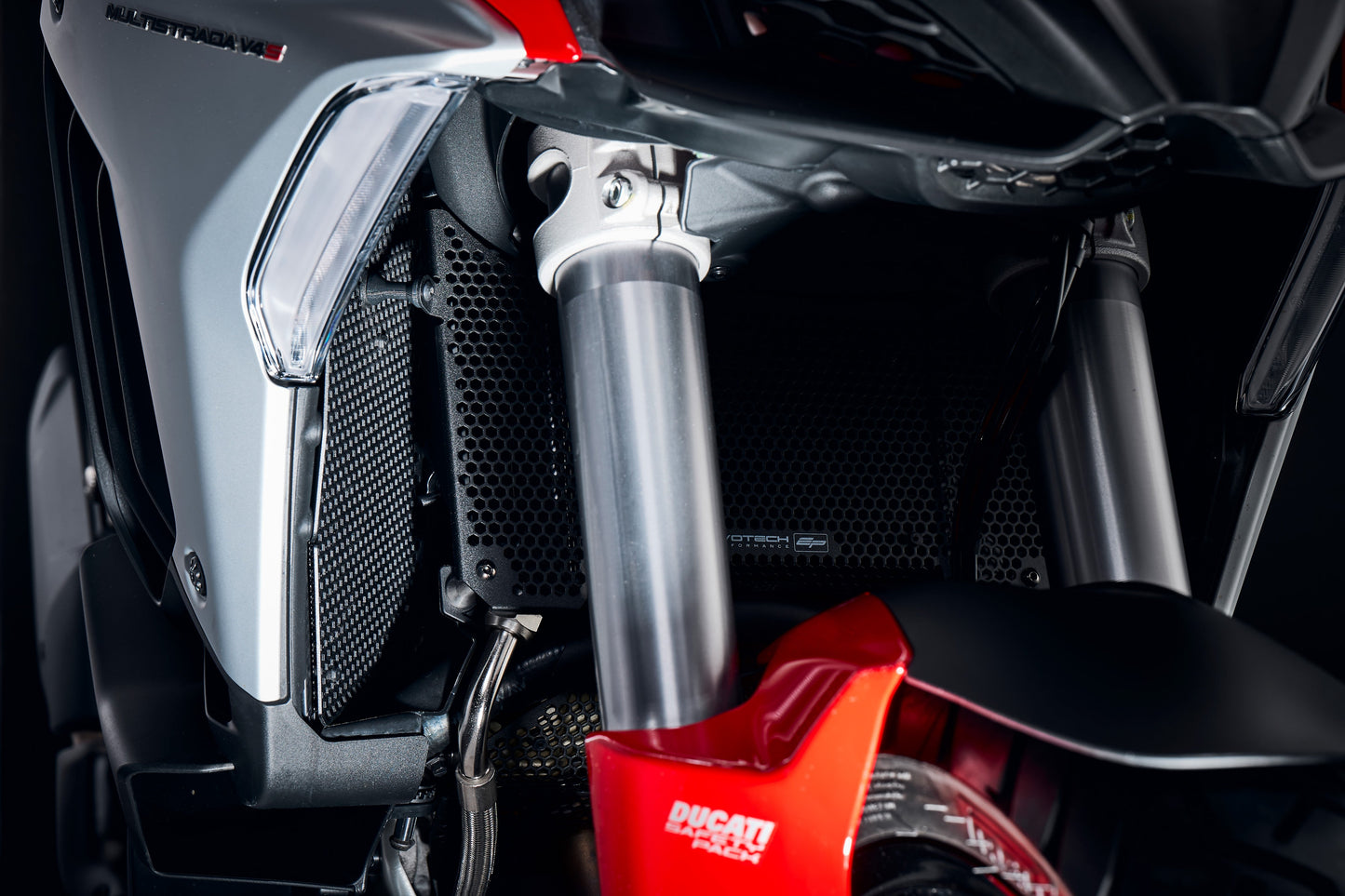 Evotech Ducati Multistrada V4 Rally Radiator en Oliekoeler Beschermer Set (2023+)