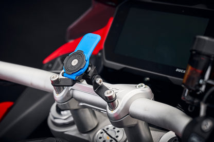 Navigatiesteun (stuurklemmontage) Evotech Performance voor Quad Lock - Ducati Multistrada V4 S Sport (2021+)