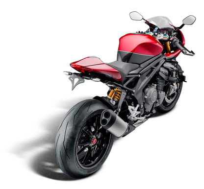 Evotech Triumph Speed Triple 1200 RR Black Uitlaatsteun (2022+)