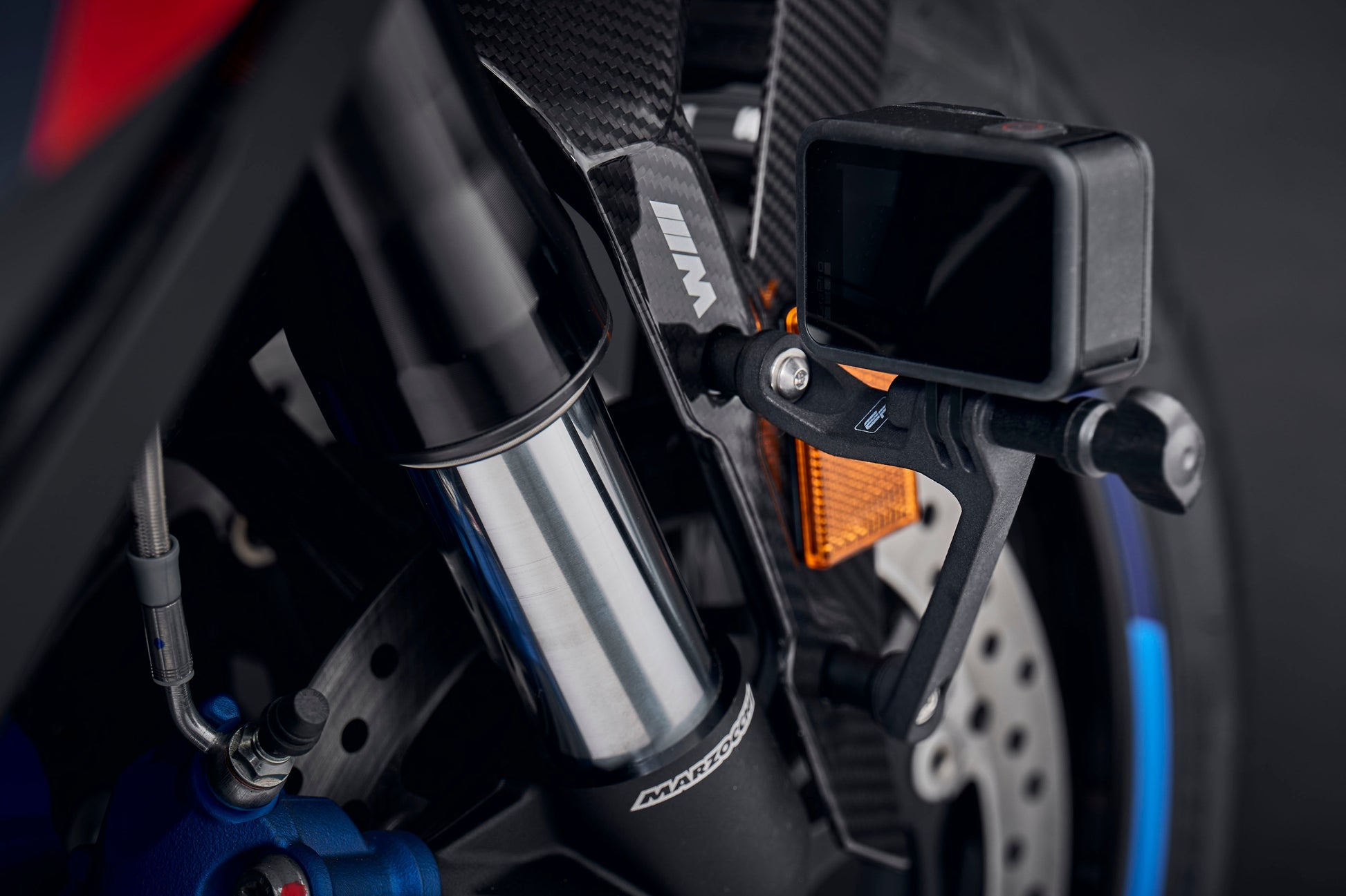 Evotech Action / Safety Camera Front Mudguard Mount - BMW M 1000 RR (2021-2022)