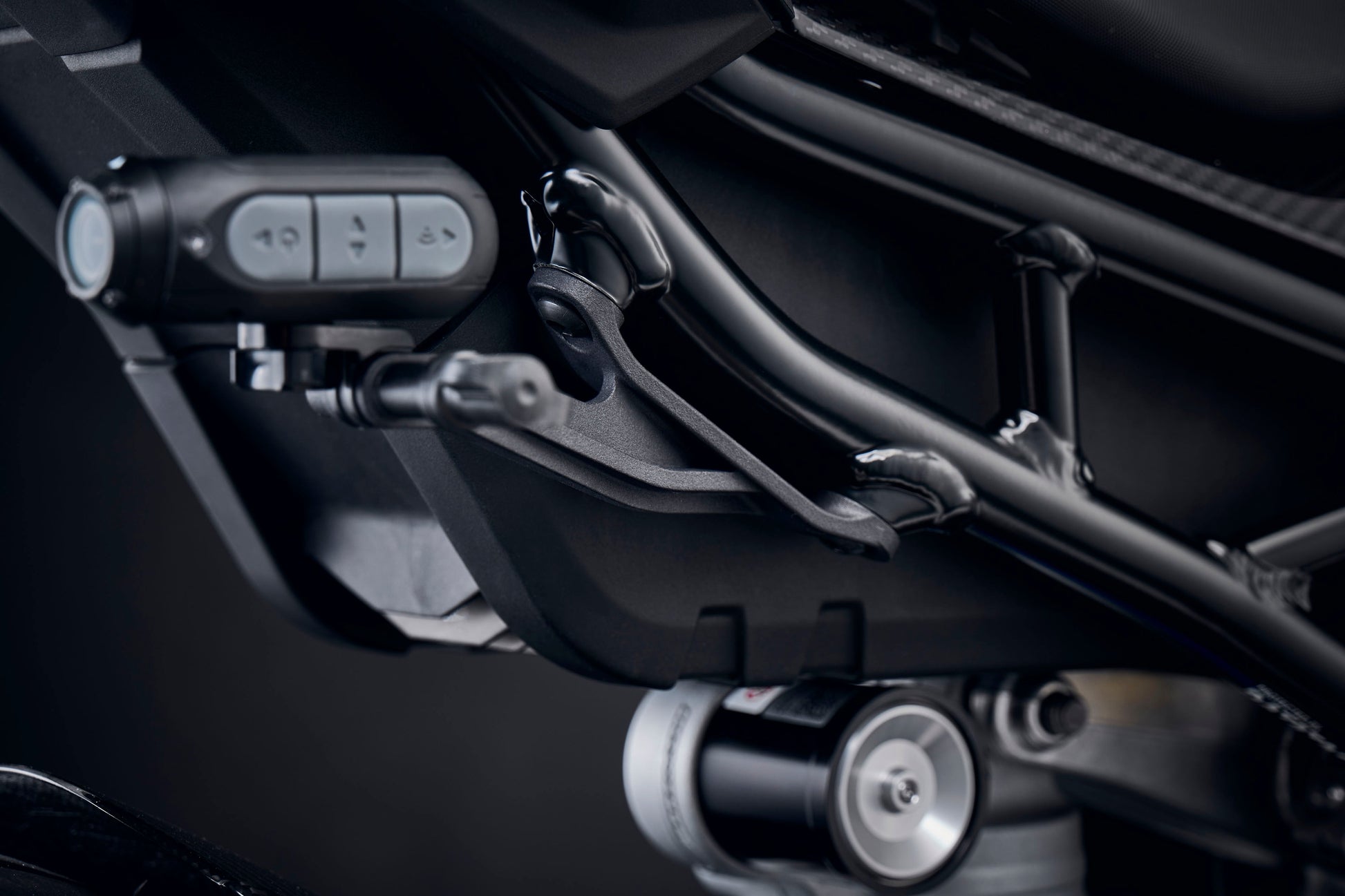 Evotech Footpeg Action Camera Montagesteun (achteruit gericht) - BMW S 1000 RR (2019-2022) (R/hand Side) (Right-hand Side)
