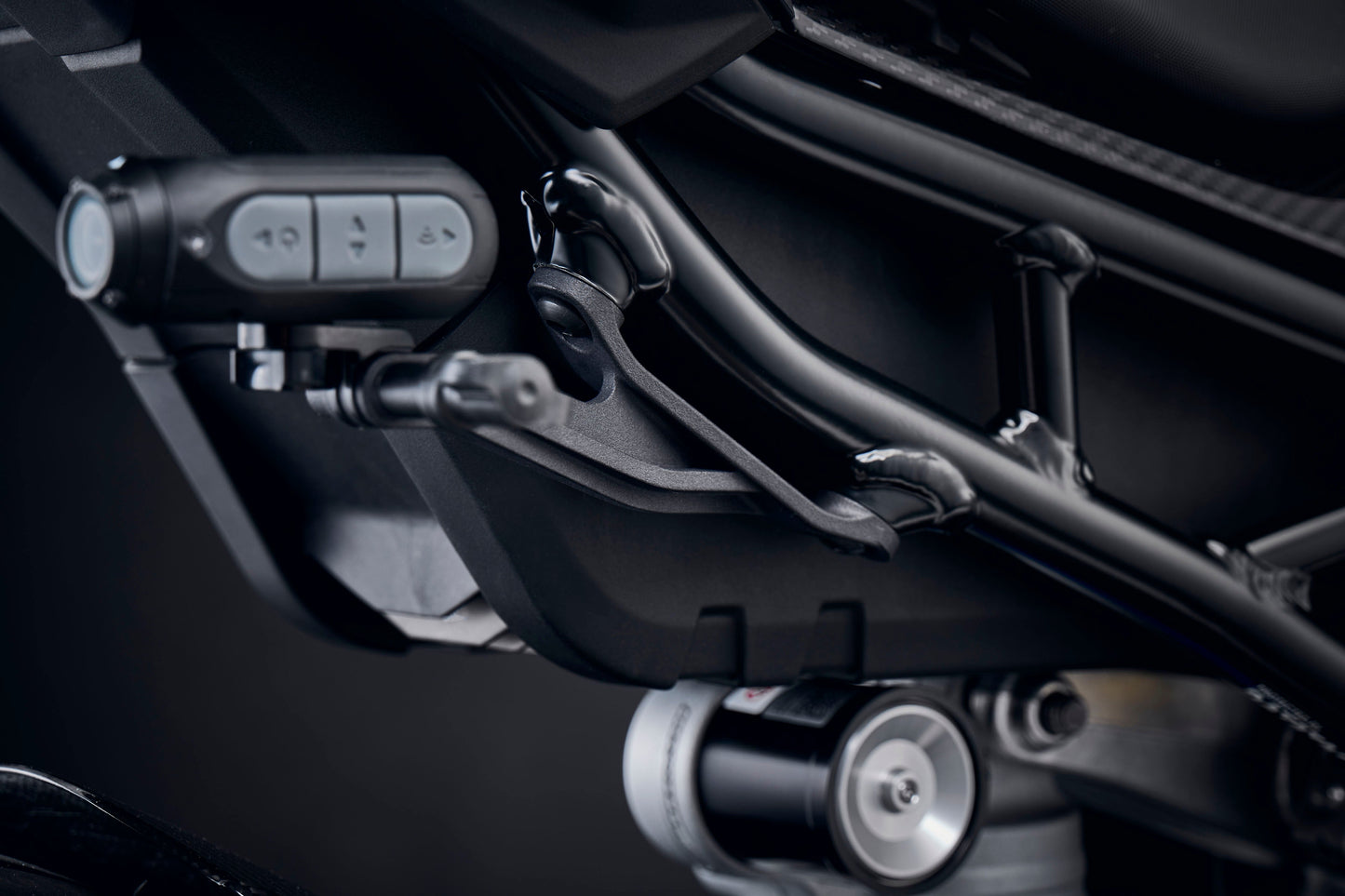Evotech Footpeg Action Camera Montagesteun (achteruit gericht) - BMW M 1000 RR (2023+) (Right-hand Side)