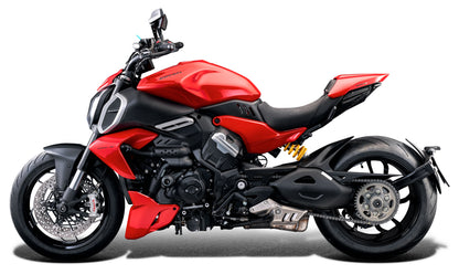 Evotech Voorvork en Achterbrug Beschermer Set - Ducati Diavel V4 (2023+)