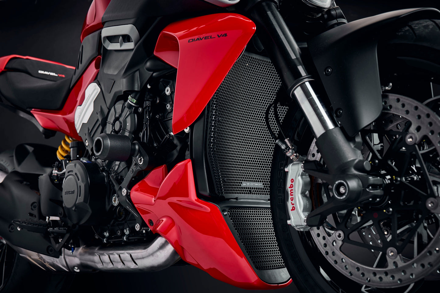Evotech Ducati Diavel V4 Radiator en Oliekoeler Covers Set (2023+)