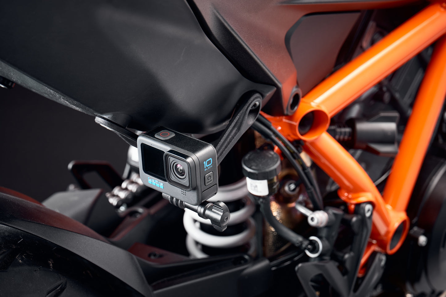 Evotech Footpeg Action Camera Montagesteun (achteruit gericht) - KTM 1290 Super Duke R Evo (2022+) (Right-hand Side)