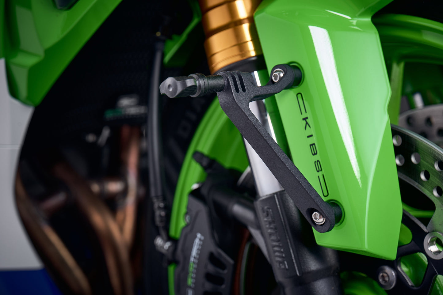 Evotech Action / Safety Camera Front Mudguard Mount - Kawasaki Ninja ZX-6R (2024+)
