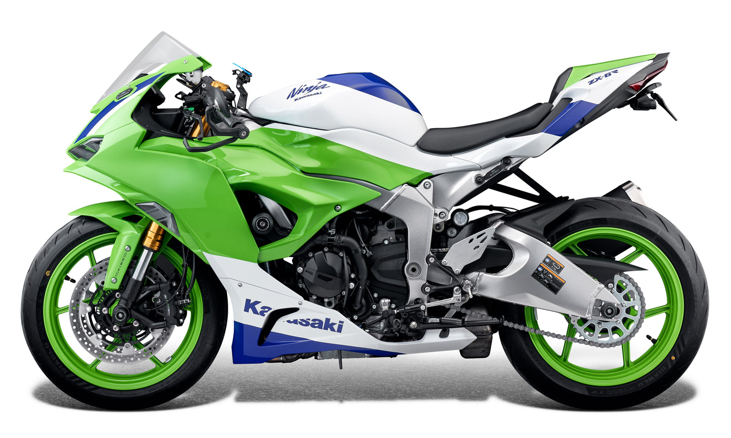 Evotech Kawasaki Ninja ZX-6R Uitlaatsteun & Duosteun Vervanger Kit (2024+)