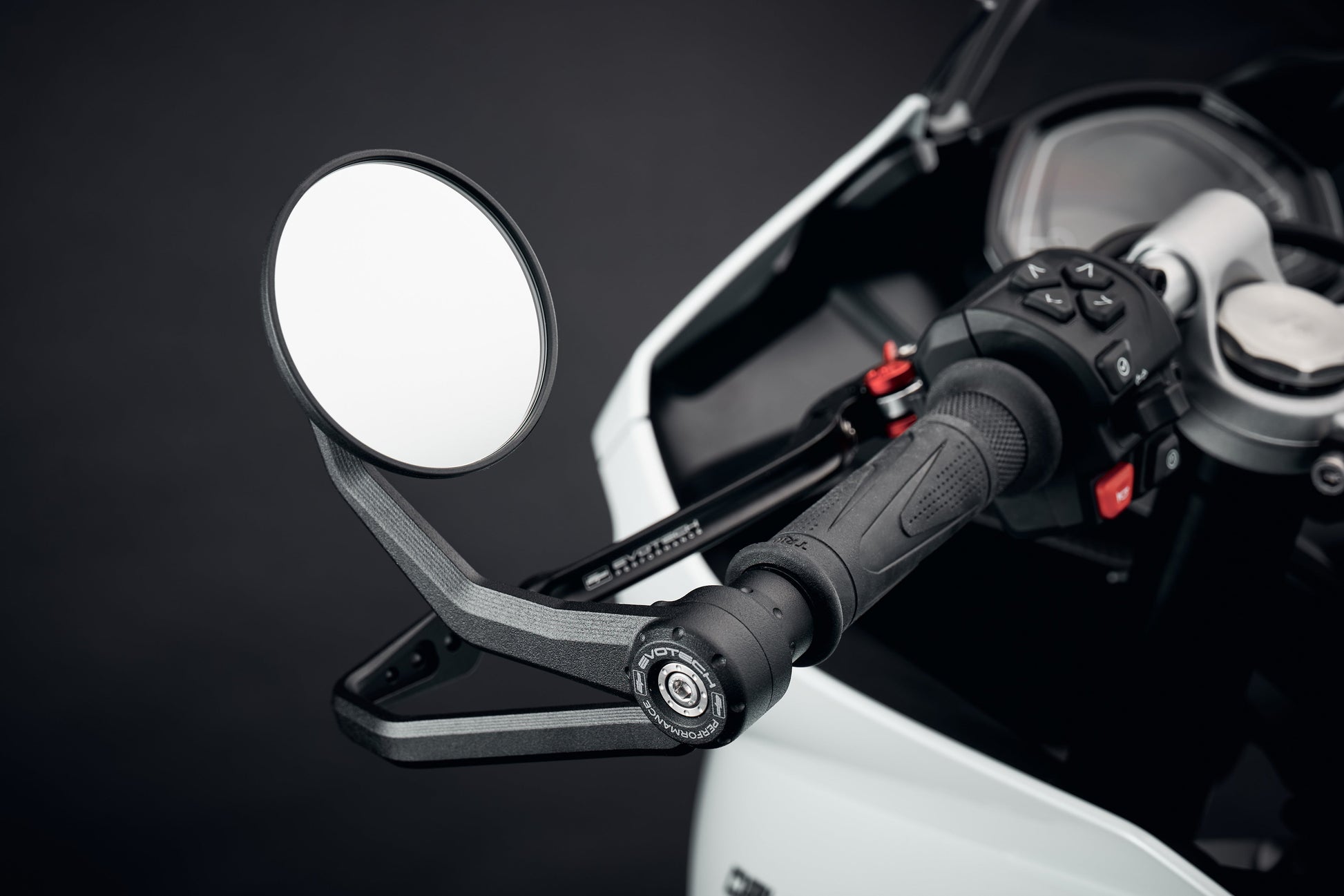 Evotech Bar End Spiegels incl. Remhendel en Koppelingshendel Beschermer Kit - Triumph Daytona 660 (2024+)