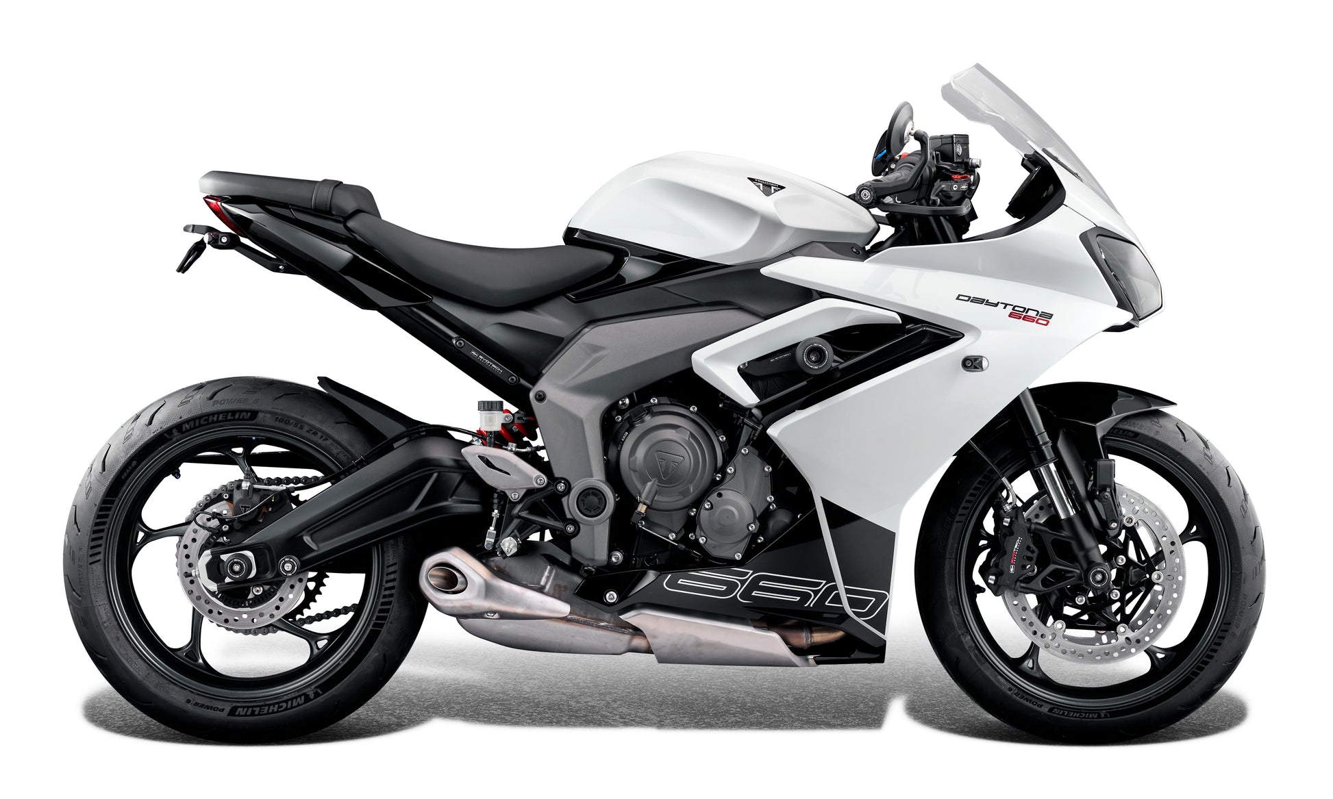 Evotech Voorvork en Achterbrug Beschermer Set - Triumph Daytona 660 (2024+)