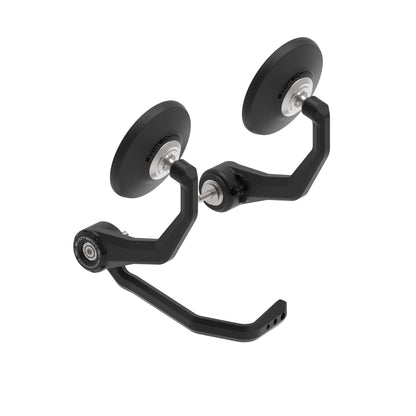 Bar End Spiegels (Retro) incl. Remhendel Beschermer Set Evotech - Yamaha MT-09 SP (2021-2023)