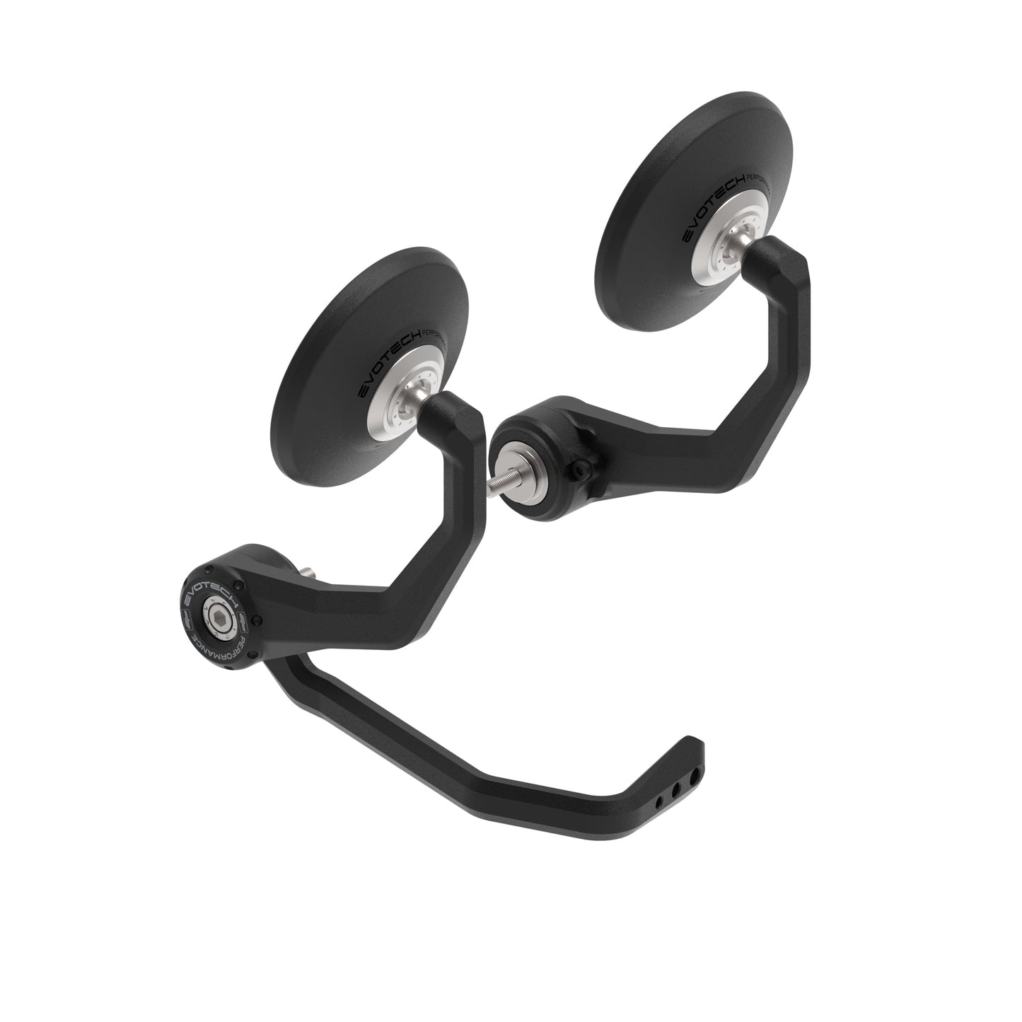 Bar End Spiegels (Retro) incl. Remhendel Beschermer Set Evotech - Yamaha MT-09 (2021-2023)