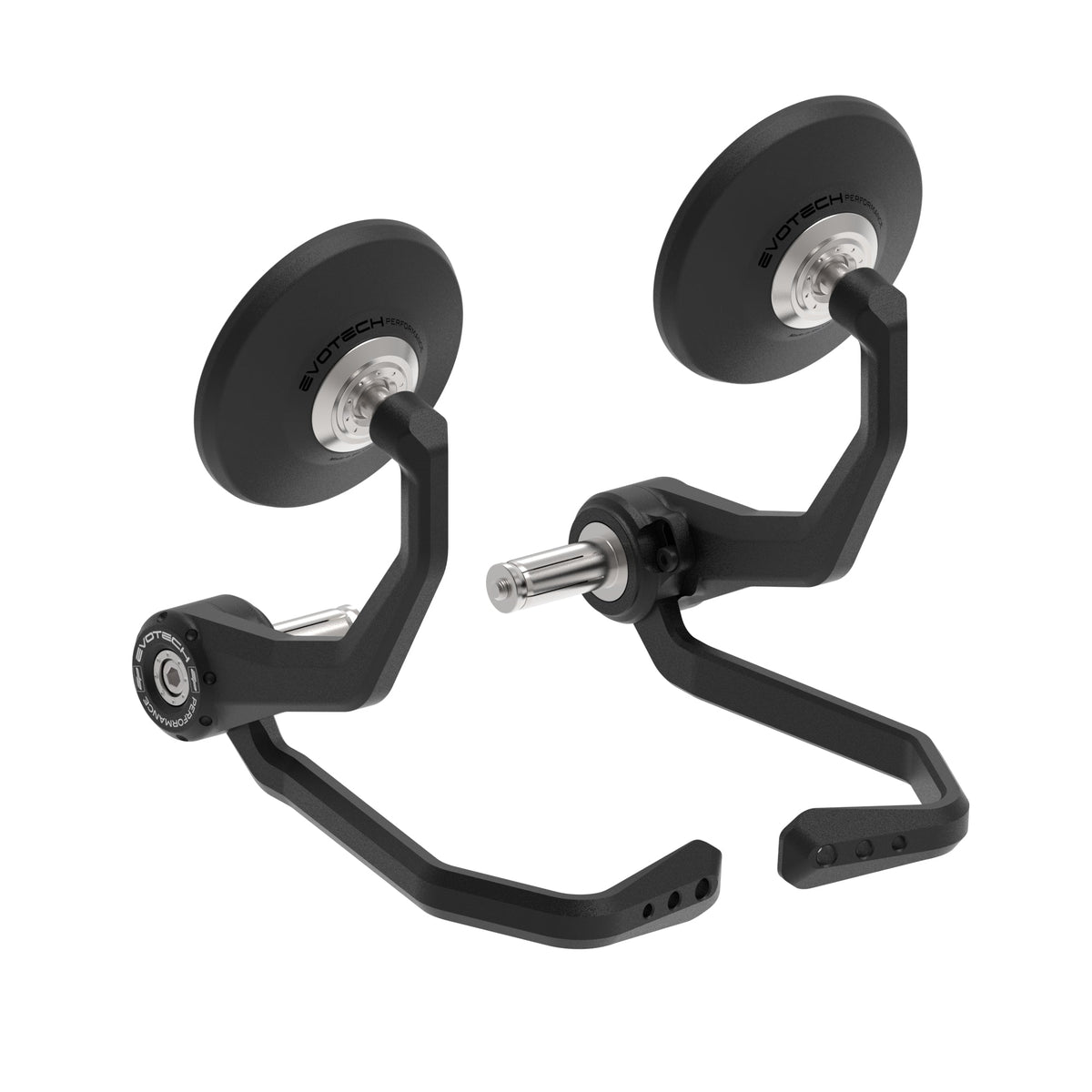 Bar End Spiegels (Retro) incl. Rem- en Koppelingshendel Beschermer Set Evotech - Ducati Streetfighter V2 (2025+)
